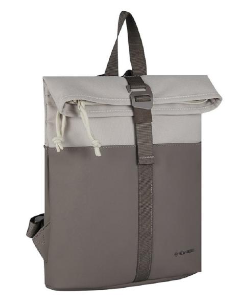 Backham - Los Angeles Rolltop Backpack Mini Taupe / Beige